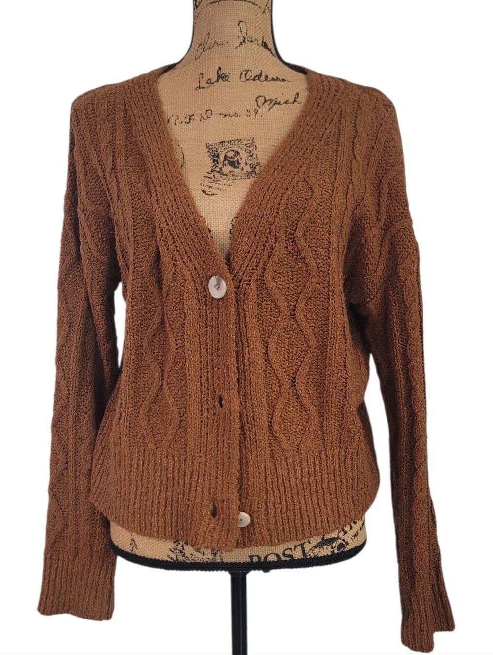 Pink Rose Cardigan Medium